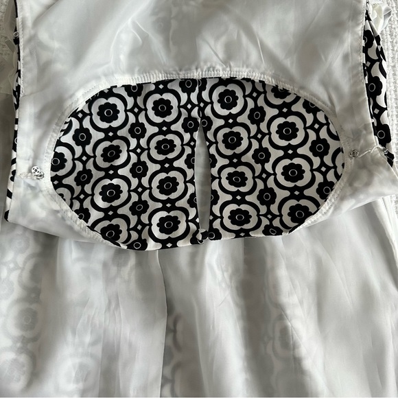 Nine West Sleeveless Dress Black and White Pattern  Women’s Size 2 NWT - Picture 9 of 16